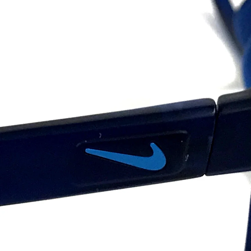 Nike Eyeglasses Frames 7092S 405 Matte Blue Rectangle Full Rim 54-15-143